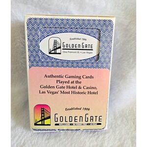 Paulson Golden Gate Hotel & Casino Las Vegas Playing Cards Deck, Casino Theme